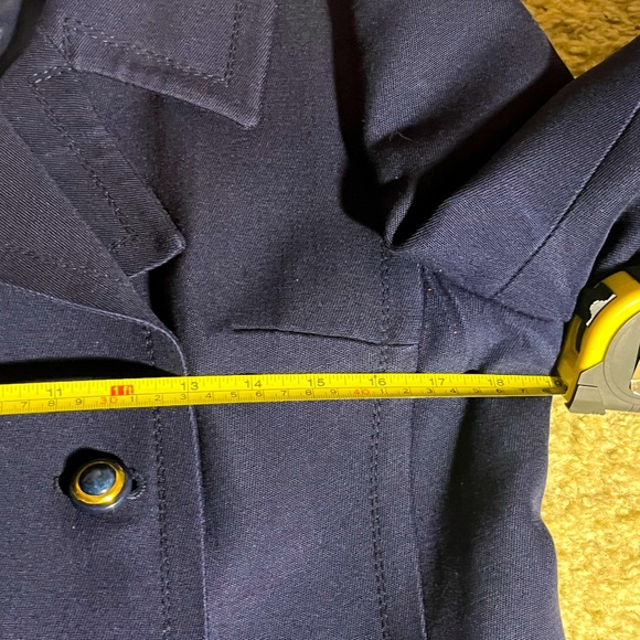 Vintage Women’s Mr. Roberts Trench coat | Dark Navy Blue | Medium | 1970’s | - Picture 8 of 13